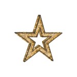 STT Étoile à LED 3D Star, Blanc chaud