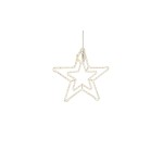 STT Étoile à LED Double Star, Blanc chaud