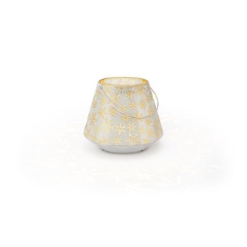 STT LED Recharge USB Laterne Nova flake, 51 LED, ww, 23x26cm, Timer 6/18 STT LED Recharge USB Laterne Nova flake, 51 LED, ww, 23x26cm, Timer 6/18