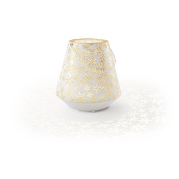 STT LED Recharge USB Laterne Nova flake, 51 LED, ww, 29x29cm, Timer 6/18 STT LED Recharge USB Laterne Nova flake, 51 LED, ww, 29x29cm, Timer 6/18