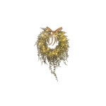 STT Couronne de Noël à LED Blanc chaud