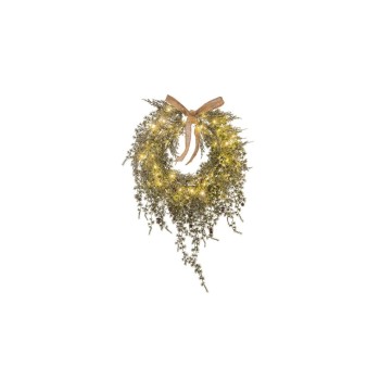 STT LED Kranz Pine wreath, 50 LED, ww, D40cm, Timer 6/18, indoor STT LED Kranz Pine wreath, 50 LED, ww, D40cm, Timer 6/18, indoor