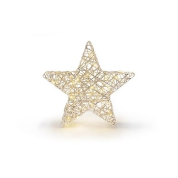 STT LED Dekoration Gold standing star, 30 LED, ww, 35x6x34cm, Timer 6/18, outdoor STT LED Dekoration Gold standing star, 30 LED, ww, 35x6x34cm, Timer 6/18, outdoor