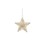 STT Gold hanging star, 30 Blanc chaud