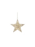 STT Gold hanging star, 36 Blanc chaud