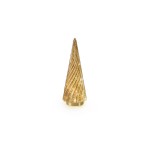 STT Arbre en verre marron, 33 cm Blanc chaud