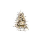 STT LED Weihnachtsbaum Snowed Tree 120, 150 LED ww, H120cm, indoor