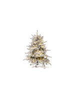 STT Sapin de Noël LED Snowed Tree 120 cm Blanc chaud