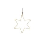 STT Suspension de fenêtre étoile, 60 cm, blanc
