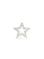 STT Figurine LED Silver standing star 25 cm