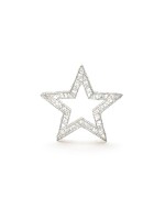 STT Figurine LED Silver standing star 35 cm
