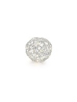 STT Figurine LED Balle d'argent, 15 cm