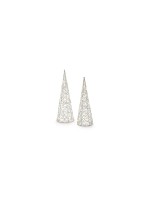 STT Figurine LED Arbre en argent Set 2 pcs