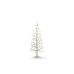 STT Sapin de Noël Arbre à fleurs 1.2 m Blanc