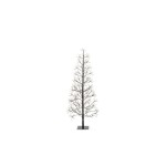 STT Sapin de Noël Arbre à fleurs 1.2 m Noir