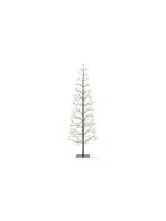 STT Sapin de Noël Arbre à fleurs 1.8 m Noir