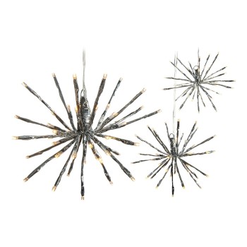 STT LED Ikarus 20 silver, 144LED ww, 3xD20cm STT LED Ikarus 20 silver, 144LED ww, 3xD20cm