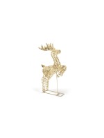 STT Figurine LED Glamour reindeer 70 Or