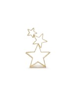 STT Figurine LED Glamour 3 étoiles Or