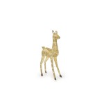 STT Figurine LED Gold reindeer, 107 cm, or