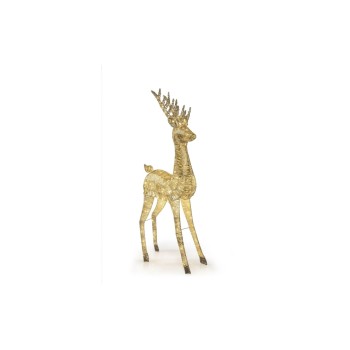 STT LED Gold reindeer 180, 225LED ww, 82x37x180cm STT LED Gold reindeer 180, 225LED ww, 82x37x180cm