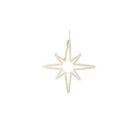 STT Figurine LED Swiss Star, 80 cm, blanc chaud
