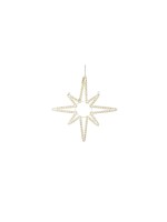 STT Figurine LED Swiss Star, 80 cm, blanc chaud