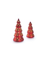 STT Tree, Glas, red, 2-teilig