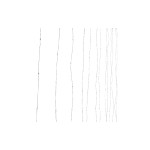 STT Lichtervorhang LED Angel Hair Curtain, 1.2 x 2.2m, 264 LED warmweiss, 4W