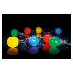 STT Guirlande à LED Fête, 10 LEDs, 3m, multicolore