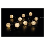 STT Guirlande lumineuse LED Lucy, 2 m, 20 LED, argent