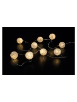 STT Guirlande lumineuse LED Lucy, 2 m, 20 LED, argent