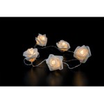 STT Guirlande à LED Rose, 10 LEDs, 1.5m, blanc