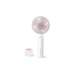 Stylies by Koenig Ventilateur à main Lacerta Rose/Blanc