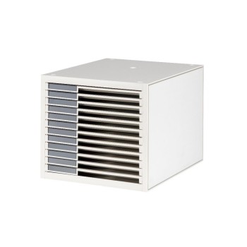 Styro Schubladenbox Styrokay, Grösse 27 x 34.5 x 23.8 cm, 12 Schubladen Styro Schubladenbox Styrokay, Grösse 27 x 34.5 x 23.8 cm, 12 Schubladen