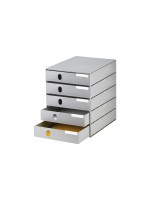 Styro Boîte à tiroirs Styroval-Pro Eco 5 tiroirs, gris