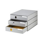 Styro Boîte à tiroirs Styroval Pro Eco 3 tiroirs, gris