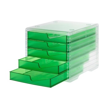 Styro Schubladenbox styroswingbox light, transparent, 5 Schubladen gecko transl. Styro Schubladenbox styroswingbox light, transparent, 5 Schubladen gecko transl.
