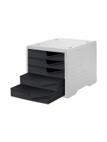Styro Boîte à tiroirs Styroswingbox gris clair/noir