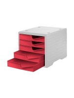 Styro Boîte à tiroirs Styroswingbox Gris clair/Cranberry