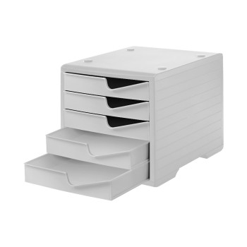 Styro Schubladenbox styroswingbox, lichtgrau, 5 Schubladen lichtgrau vollfarbe Styro Schubladenbox styroswingbox, lichtgrau, 5 Schubladen lichtgrau vollfarbe