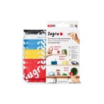 tesa Sugru 8 rot/blau/gelb/schw./weiss, 3x5g, single use