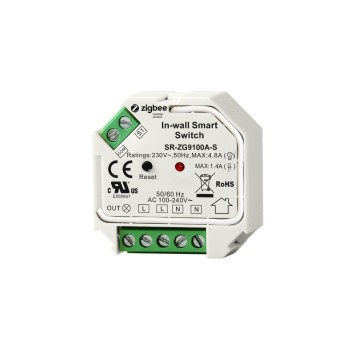 Sunricher Zigbee 3.0 Schaltaktor 1150 W (R), 320 W (L/C) single Line, hue kompatibel