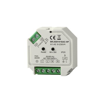 Sunricher Zigbee 3.0 Dimmaktor 400 W, for RC-Lasten, hue kompatibel