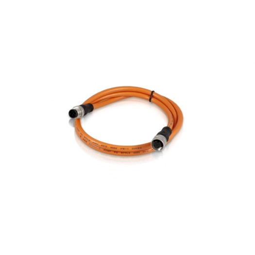 Super-B Can patch cable 0.6m, orange, IP68, for BIB