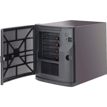 Supermicrro CSE-721TQ-350B2: Mini-Tower, 4x 3.5 hot-swap SAS/SATA Bays, 1x 350W PSU