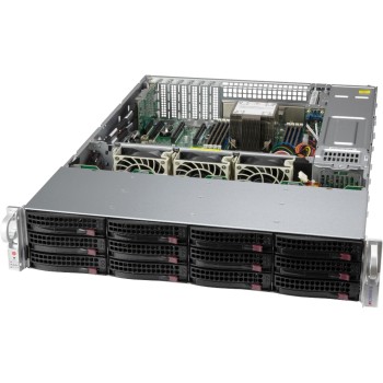 Supermicro SuperChassis 826BAC12-R802LPB Supermicro SuperChassis 826BAC12-R802LPB