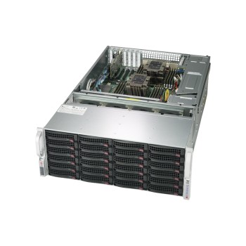 Supermicro 6049P-E1CR36H Dual Xeon Scalable, bis 2TB RAM, 36x 3.5 SAS3/SATA3 Hotswap Supermicro 6049P-E1CR36H Dual Xeon Scalable, bis 2TB RAM, 36x 3.5 SAS3/SATA3 Hotswap