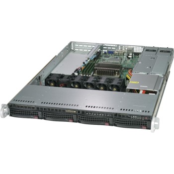 Supermicro 5019C-WR: LGA1151, 2x500W NT, bis 128GB RAM, 4x 3.5 hot swap, 2x PCIe Supermicro 5019C-WR: LGA1151, 2x500W NT, bis 128GB RAM, 4x 3.5 hot swap, 2x PCIe