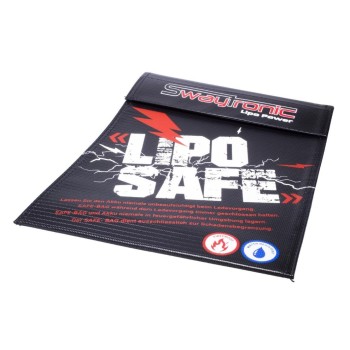 Swaytronic LiPo safe bag schwarz, 300 x 230mm